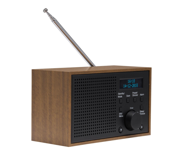 Denver Kompaktowe radio DAB+/FM Denver DAB-46 szare - 1535046 - zdjęcie 2